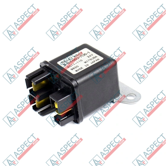Glow Plug Relay Isuzu (8944607060) 4HK1, 4JJ1, 4LE2 Hitachi, JCB Genuine