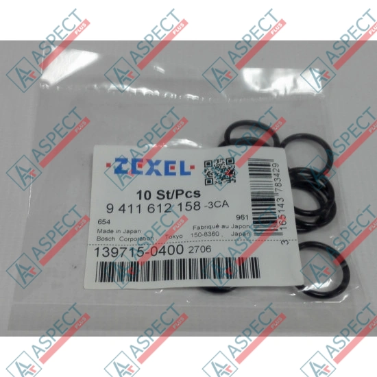 Кольцо уплотнительное O-Ring Isuzu (9411612158) 6HK1 Hitachi, JCB Оригинал
