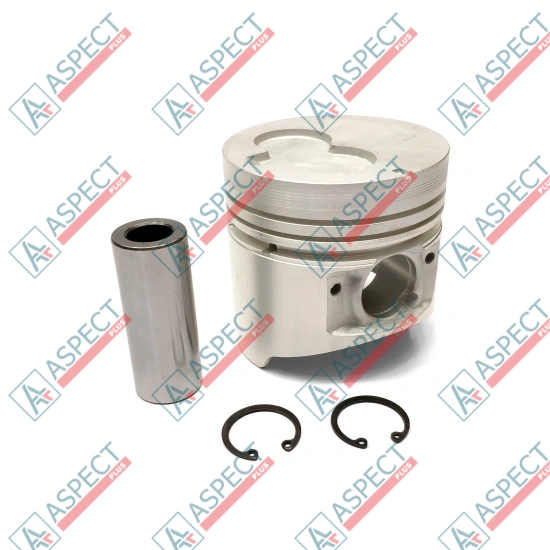 Piston Set (piston, pin, snap ring) Isuzu (8971768870) 3LD1 Hitachi, JCB AFM