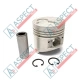 Piston Set (piston, pin, snap ring) Isuzu (8971768870) 3LD1 Hitachi, JCB AFM
