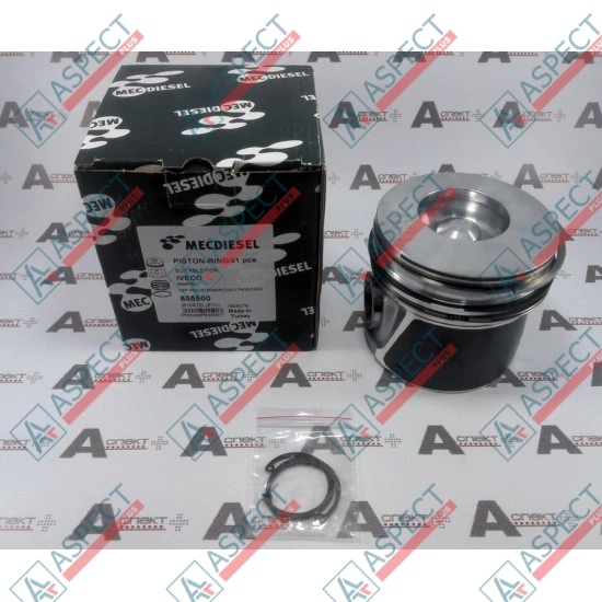 Piston Kit (piston, pin, ring, snap ring) Komatsu (M855500) Genuine