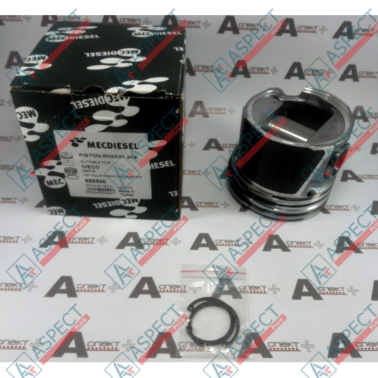 Piston Kit (piston, pin, ring, snap ring) Komatsu (M855500) Genuine