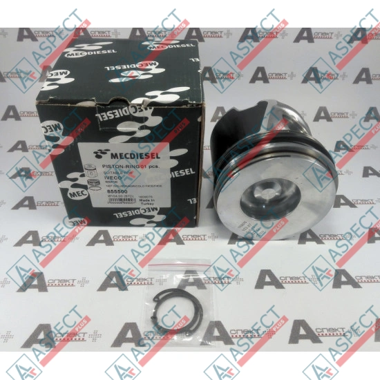 Piston Kit (piston, pin, ring, snap ring) Komatsu (M855500) Genuine