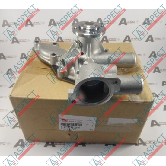 Water Pump Isuzu (8970693900) 3KR1, 3KR2 Hitachi, Doosan Genuine
