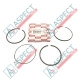 Кольца поршневые STD Isuzu (8942478670) 4JA1, 4JB1 Hitachi, JCB Оригинал
