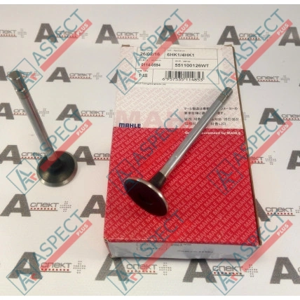 Soupape d`échappement Isuzu (8972098760) 4HK1, 6HK1 Hitachi, JCB Mahle