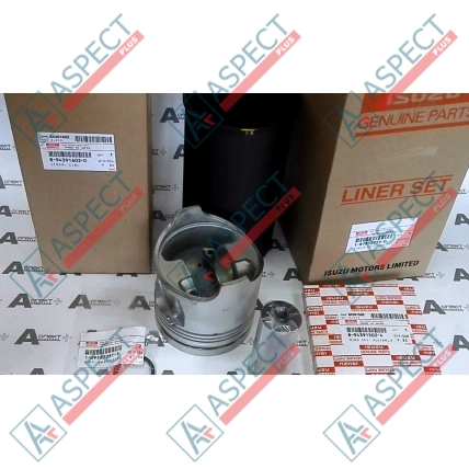 Jeu de chemises Isuzu (1878127750) 6HK1 Hitachi, JCB Pièce OE