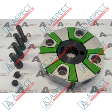 Accouplement avec inserts 45H Hitachi (4641504) ZX170W, ZX190W, ZX200, ZX210 AFM