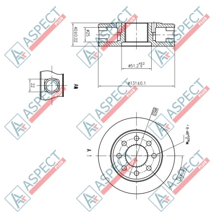 Ротор в зборі Single speed (1L) Piston D=25 mm Bosch Rexroth MCR03 AFM
