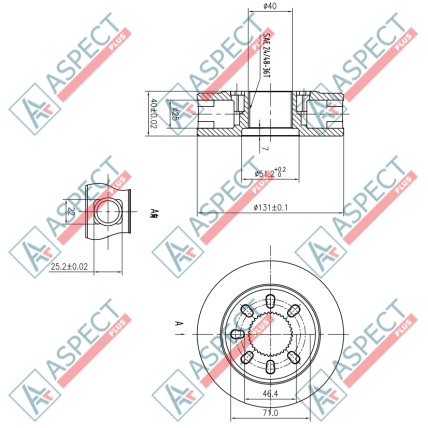 Ротор в зборі Two speed (2WL) Piston D=25 mm Bosch Rexroth MCR3, MCR03 AFM