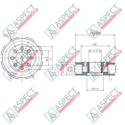Ротор в зборі Two speed (2WL) Piston D=30 mm Bosch Rexroth MCR03 AFM