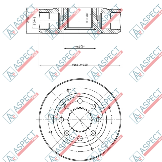 Rotor group Single speed (1L) Piston D=32 mm Bosch Rexroth MCR5, MCR05 AFM