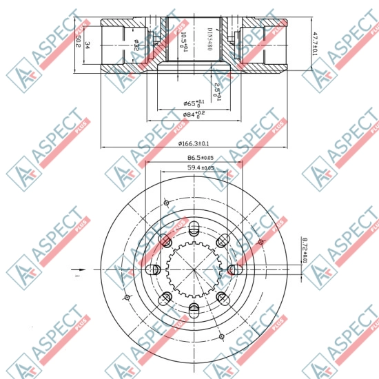 Rotor group Two speed (2WL) Piston D=32 mm Bosch Rexroth MCR5, MCR05 AFM