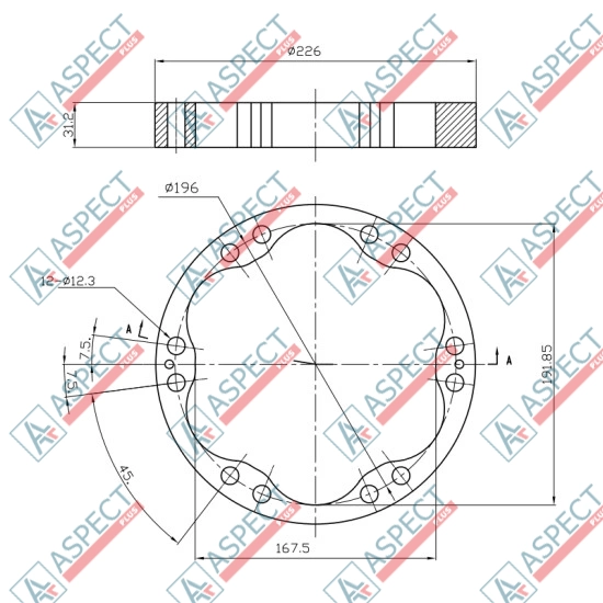 Статор ID=191.85 mm Bosch Rexroth MCR5, MCR05 AFM