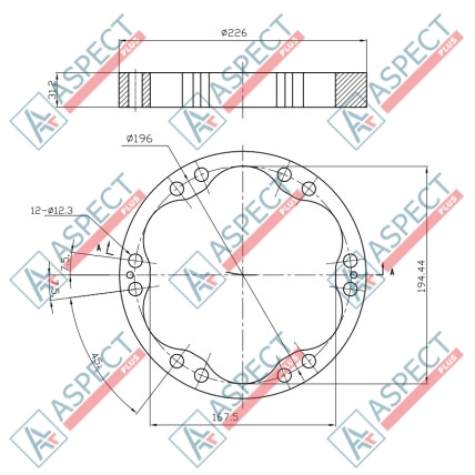 Статор ID=194.44 mm Bosch Rexroth MCR5, MCR05 AFM