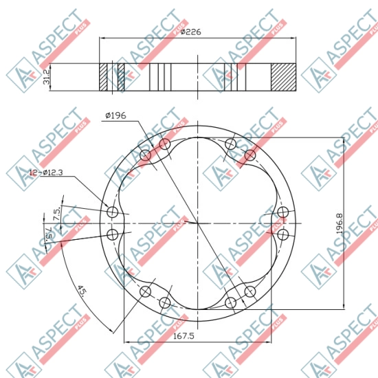 Статор ID=196.8 mm Bosch Rexroth MCR5, MCR05 AFM