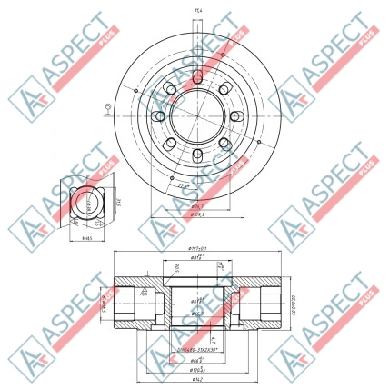 Grup rotor Two speed (2WL) Piston D=32 mm Bosch Rexroth MCR10 AFM