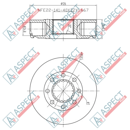 Grup rotor Piston D=24.5 mm Poclain Hydraulic MSE02, MS02 AFM