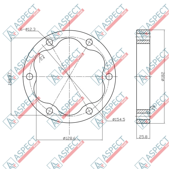 Статор ID=148.9 mm Poclain Hydraulic MS02, MSE02 AFM