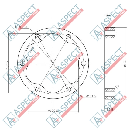 Estator ID=150.5 mm Poclain Hydraulic MS02, MSE02 AFM