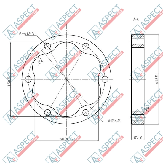 Статор ID=150.5 mm Poclain Hydraulic MS02, MSE02 AFM