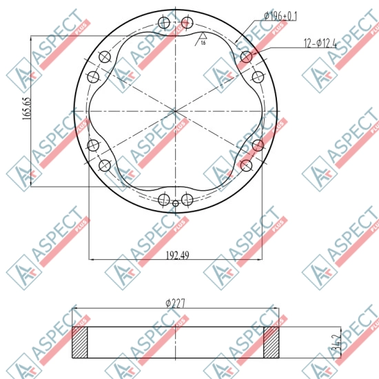 Статор ID=192.49 mm Poclain Hydraulic MS05, MSE05 AFM