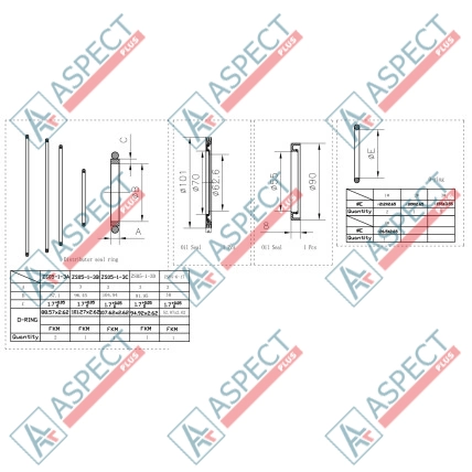 Ремкомплект гідромотора 2 Speed Poclain Hydraulic MS05, MSE05 AFM