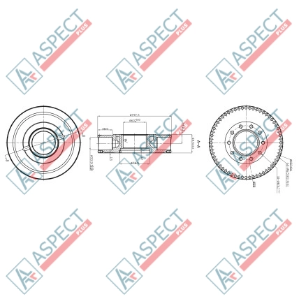 Ротор в зборі Piston D=33.3 mm Poclain Hydraulic MS08, MSE08 AFM