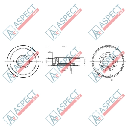 Grup rotor Piston D=38.5 mm Poclain Hydraulic MS08, MSE08 AFM