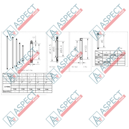 Ремкомплект гідромотора 1 Speed Poclain Hydraulic MS11, MSE11 AFM