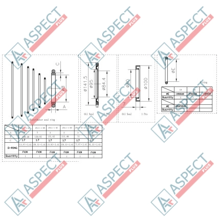 Ремкомплект гідромотора 2 Speed Poclain Hydraulic MS11, MSE11 AFM