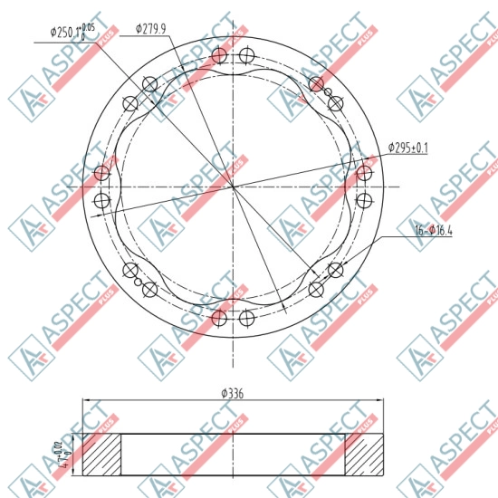 Статор ID=279.9 mm Poclain Hydraulic MS18, MSE18 AFM