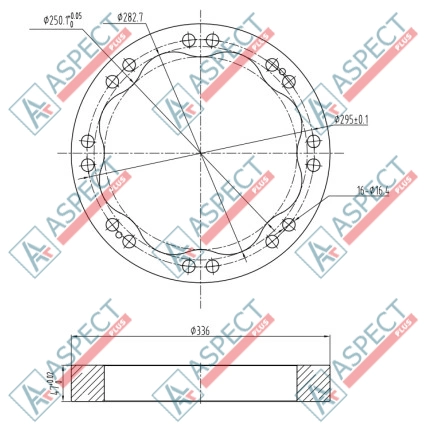 Stator ID=282.7 mm Poclain Hydraulic MS18, MSE18 AFM