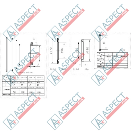 Ремкомплект гідромотора 1 Speed Poclain Hydraulic MS18, MSE18 AFM