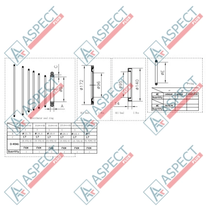 Ремкомплект гідромотора 2 Speed Poclain Hydraulic MS18, MSE18 AFM