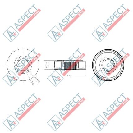 Grup rotor Poclain Hydraulic MSE25, MS25 AFM