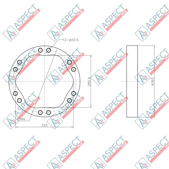 Stator ID=279.9 mm Poclain Hydraulic MS25, MSE25 AFM