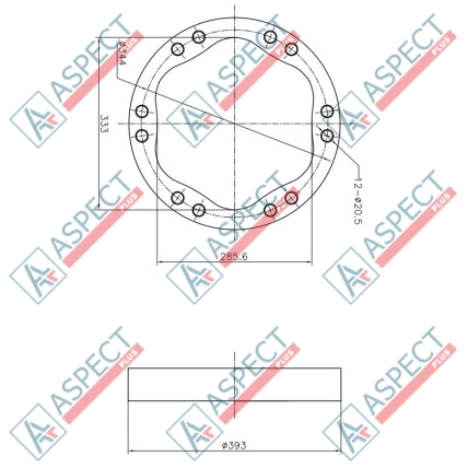 Статор ID=333 mm Poclain Hydraulic MS25, MSE25 AFM