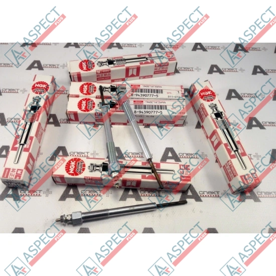 Glow Plug Isuzu (8943907774) 4HK1, 4JJ1, 6UZ1 Hitachi, JCB Genuine