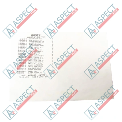 Motor-Dichtungssatz Isuzu (5878126421) 3KR2 Hitachi, Doosan Originalteil