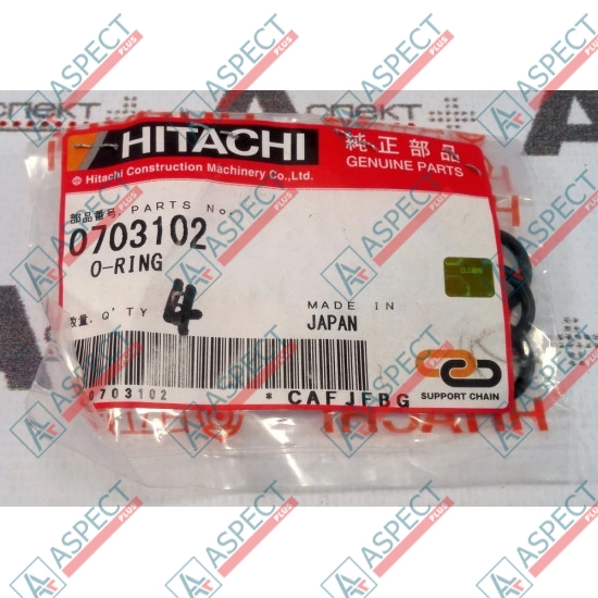 O-Ring Hitachi (0703102) EH5000AC, EX1200, EX1900, EX750 Genuine