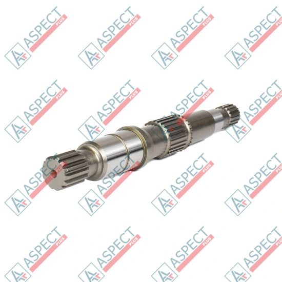 Вал гидронасоса L=323 mm, 17T/14T Vickers PVH74, PVH81 SKS