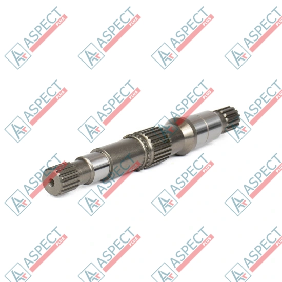 Вал гидронасоса L=323 mm, 14T/17T Vickers PVH74, PVH81 SKS
