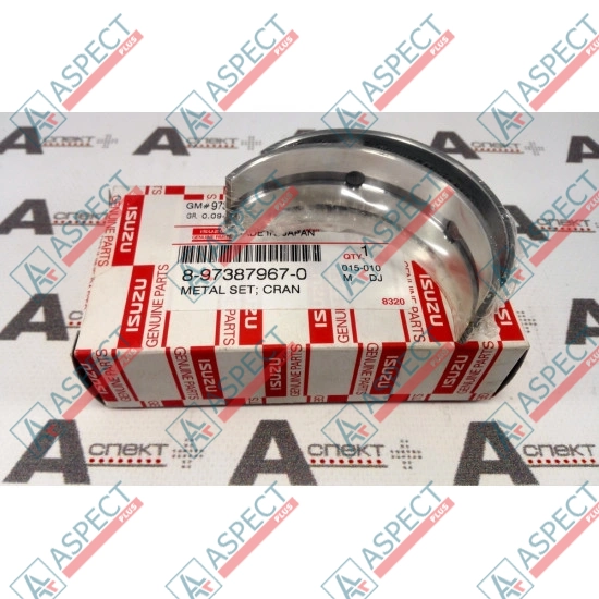 Crankshaft Bearing STD Isuzu (8973879670) 4JJ1, 4JB1, 4JG1 Hitachi, JCB Genuine