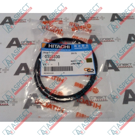 Кольцо уплотнительное O-Ring Hitachi (0365330) 218HSL, CX500, CX550 Оригинал