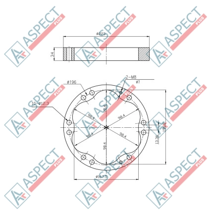 Статор ID=196.8 mm Poclain Hydraulic Bosch Rexroth MCR5, MCR05 AFM