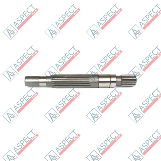 Вал гидронасоса L=284 mm, 14T/16T Kawasaki K7SP36 SKS