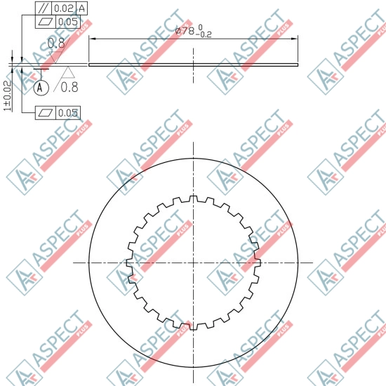 Friction Plate Bosch Rexroth MCR05 AFM