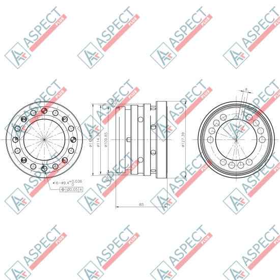 Distributor 1 speed Bosch Rexroth MCR10 AFM