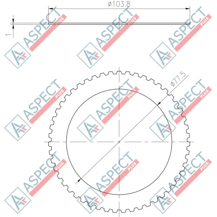 Диск роздільний Bosch Rexroth MCR5, MCR05 AFM